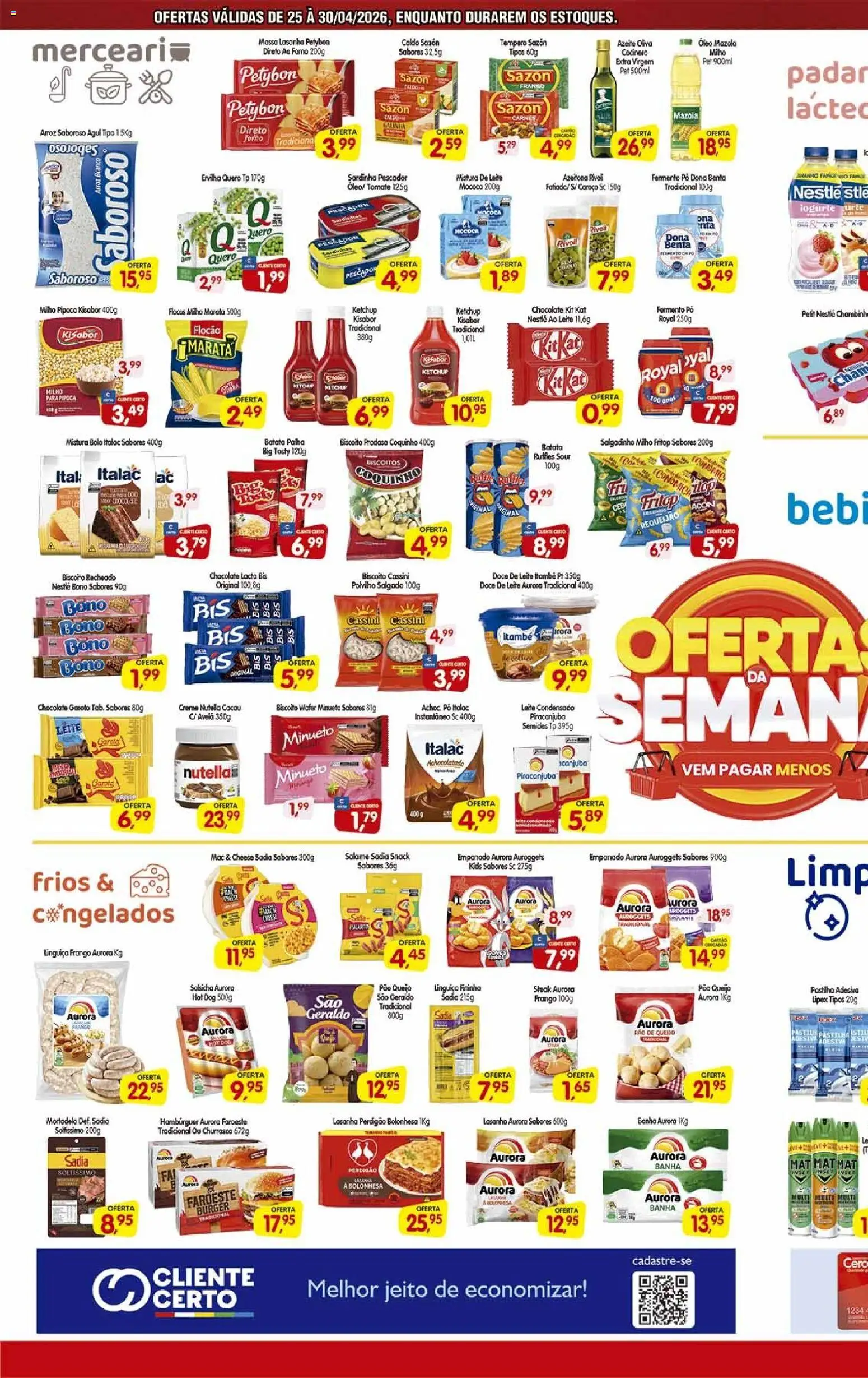 Cercadão Folheto - válido de 25.04.2026 | Página: 2 | Produtos: Queijo, Pão, Batata, Sardinha
