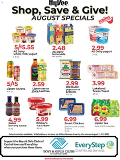 Preview of HyVee weekly ads valid from 01.08.2025
