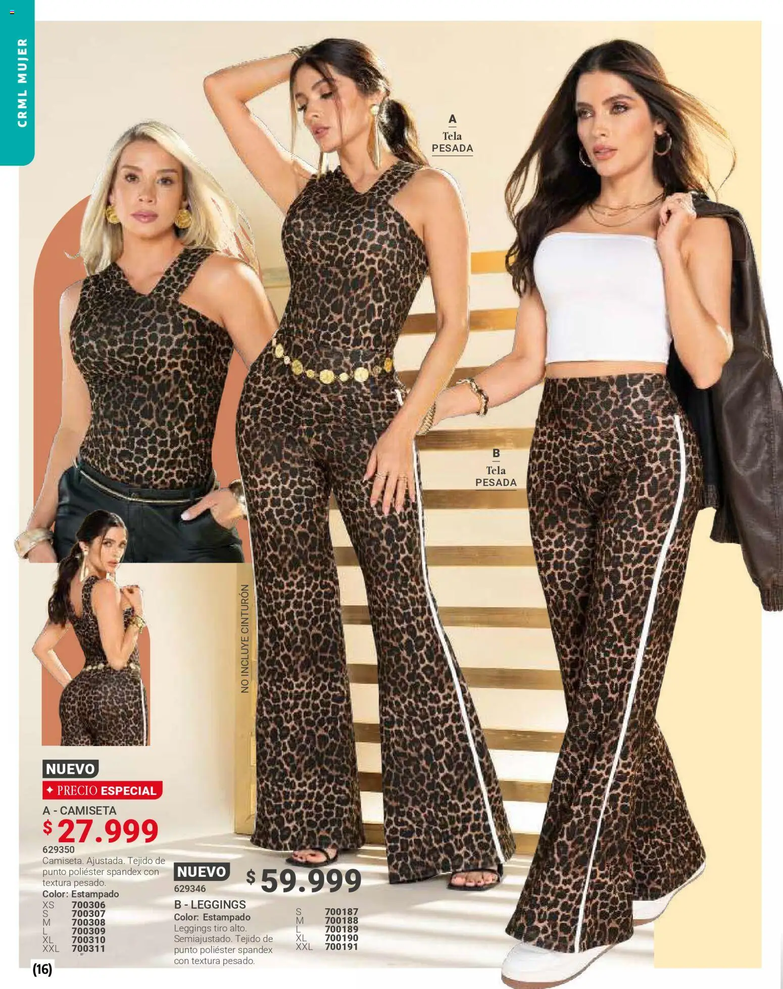 Carmel revista - valida desde el 01.03.2026 | Página: 16 | Productos: Cinturón, Camiseta