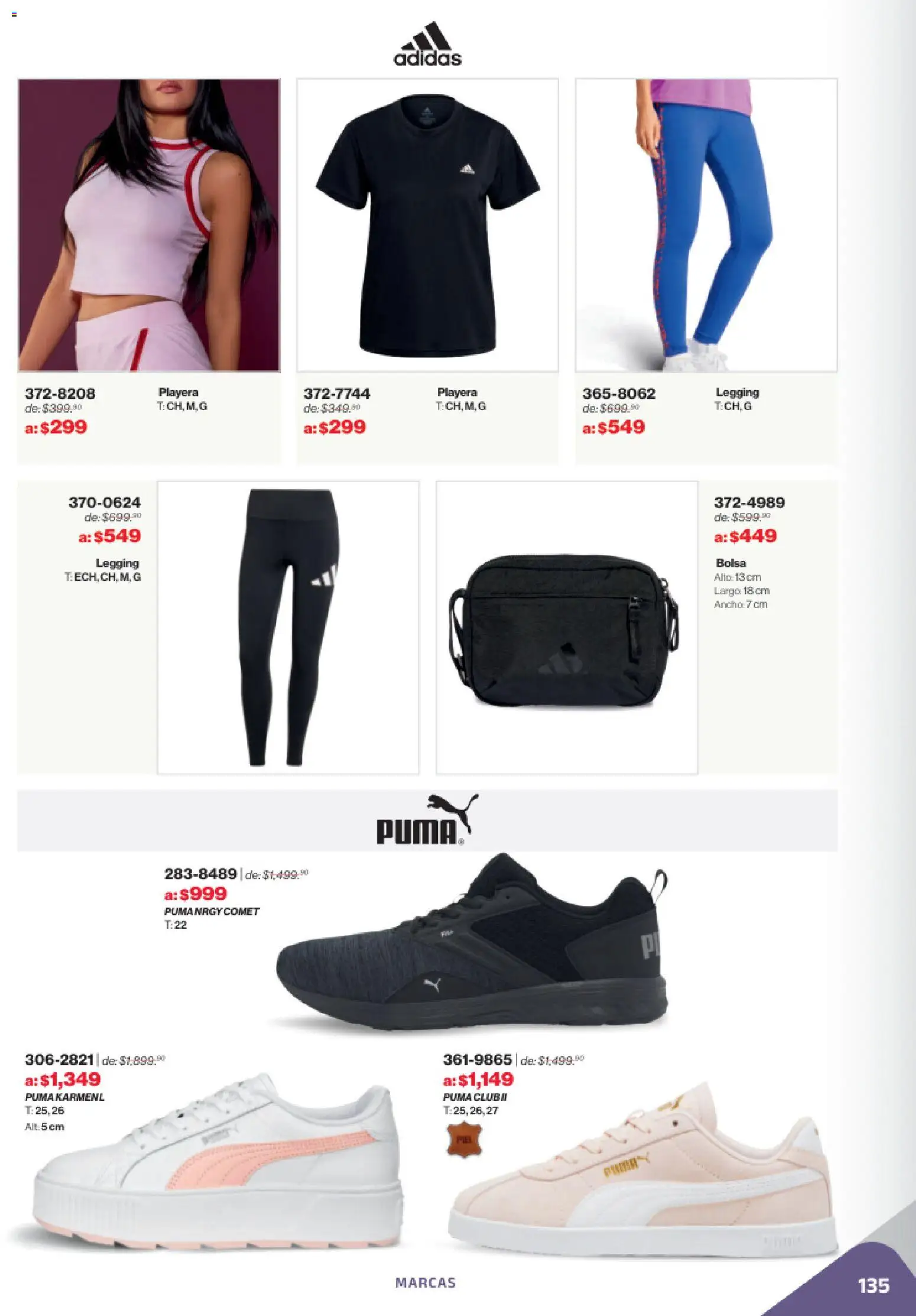 Nuevas ofertas de Andrea válidas en toda la República Mexicana desde el 02.11.2025. ¡Encuentra las mejores ofertas en Andrea catálogo Outlet! | Página: 135 | Productos: Bolsa, Playera