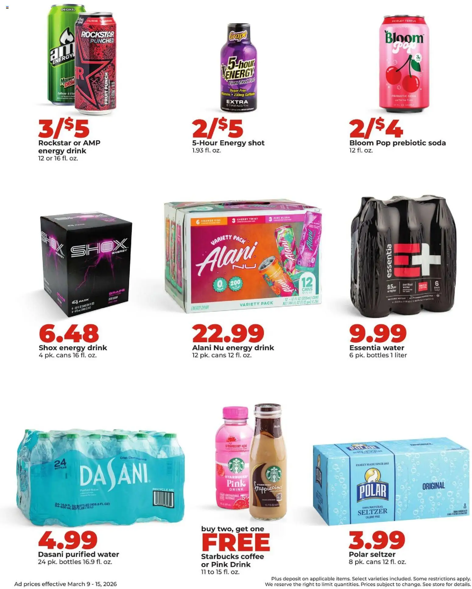 HyVee Weekly Ad - valid from 09.03.2026 | Page: 26 | Products: Coffee, Water, Sugar