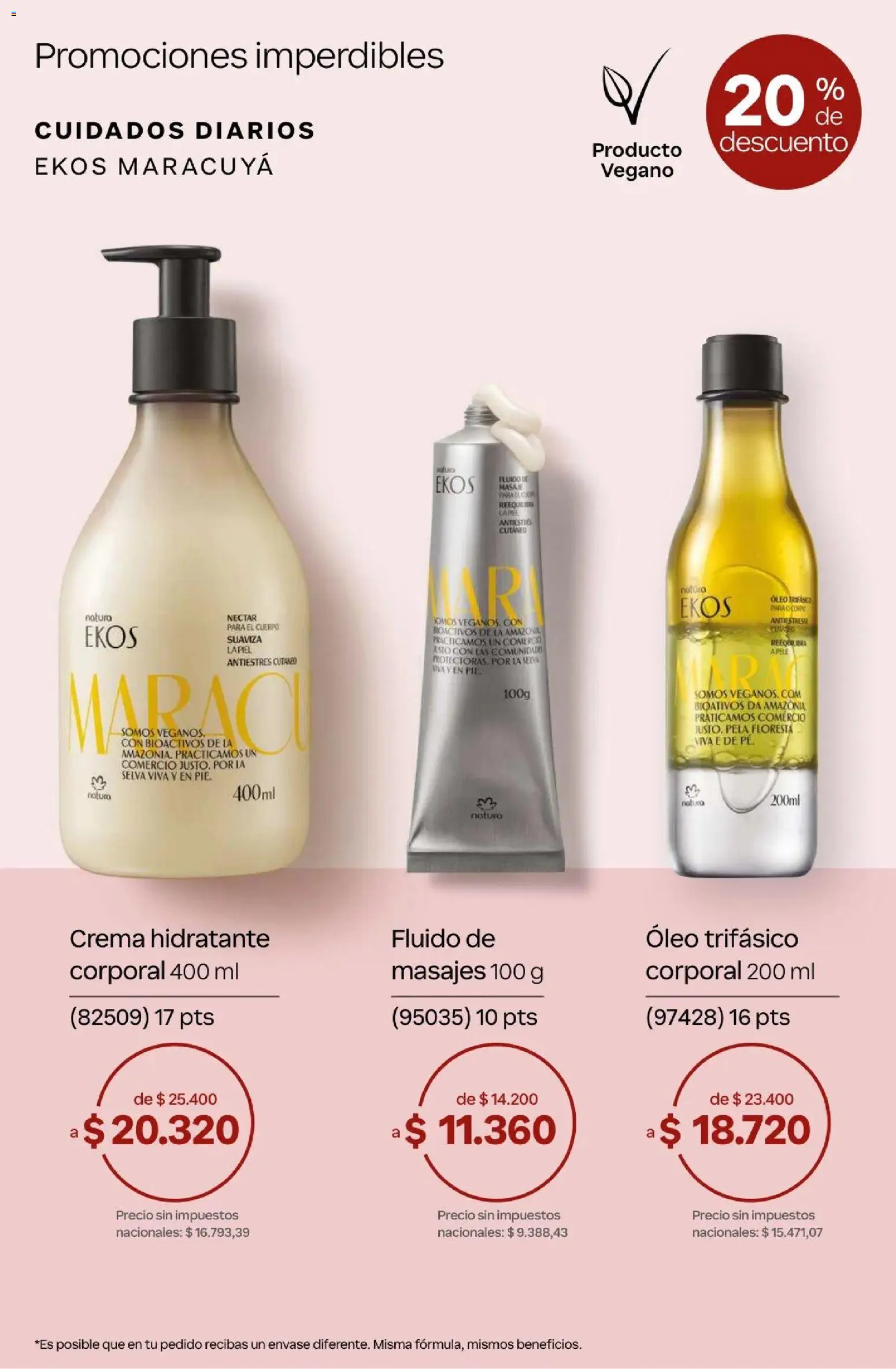 Natura Catálogo Ciclo 4/2026 │ válido desde el 01.04.2026 | Página: 56 | Productos: Crema