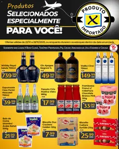 X Supermercados - Ofertas Especiais de Produtos Importados - Pré-Visualização do folheto da loja X Supermercados, válido de 22.10.2025