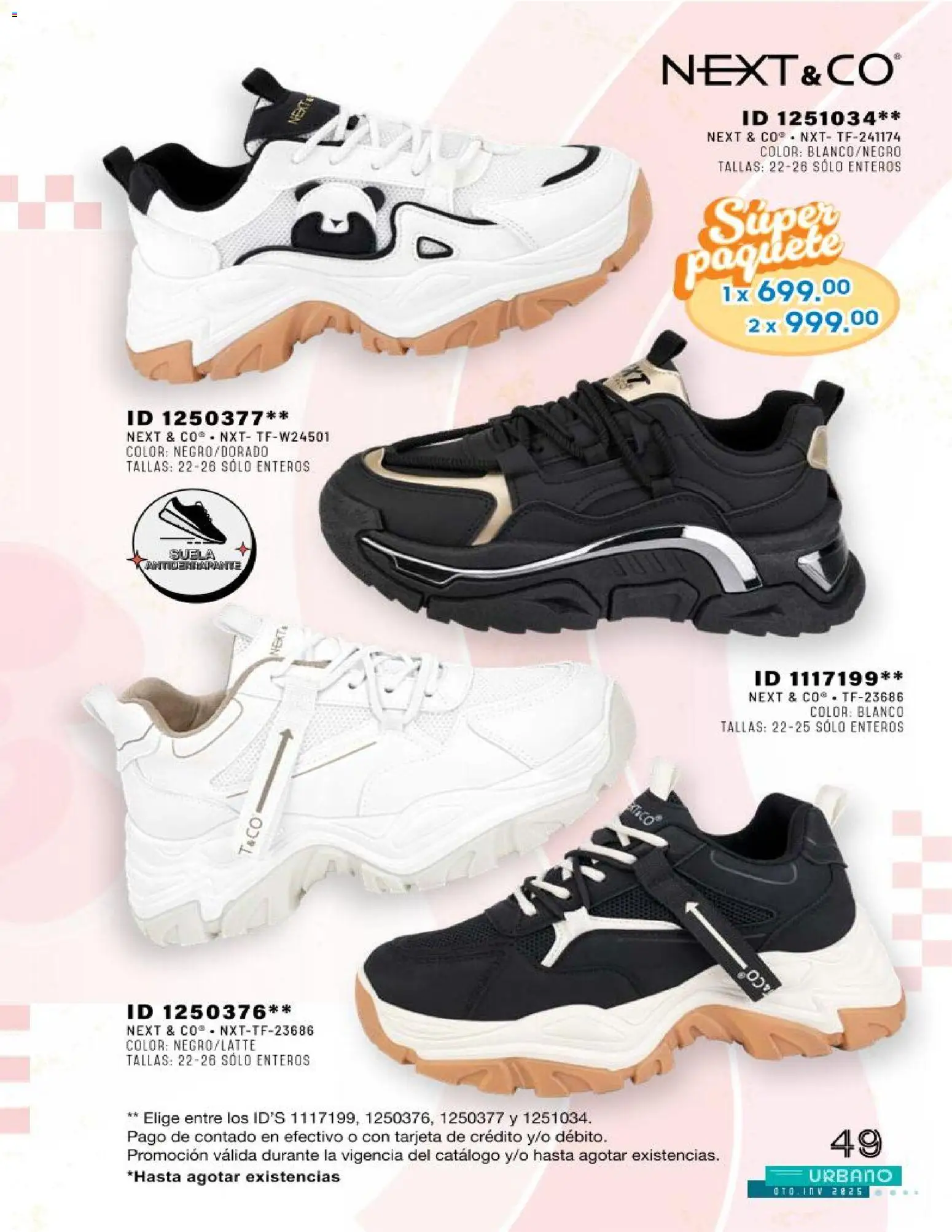 Nuevas ofertas de Price Shoes válidas en toda la República Mexicana desde el 04.12.2025. ¡Encuentra las mejores ofertas en Price Shoes catálogo Urbano! | Página: 49