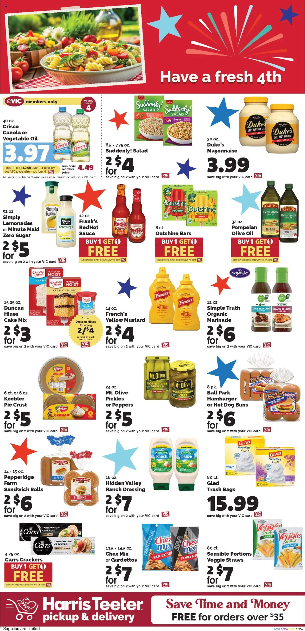 Harris Teeter Weekly Ad - valid from 02.07.2025 | Page: 12 | Products: Table, Fragrance, Salad, Dill