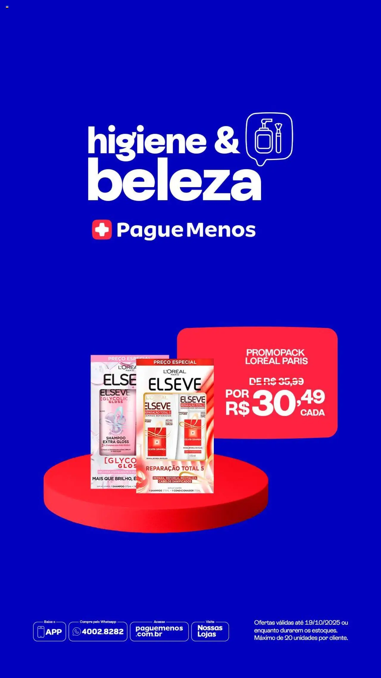 Pague Menos Folheto - válido de 13.10.2025 | Página: 7 | Produtos: Shampoo