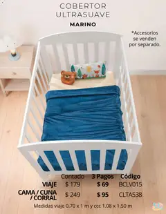 Vista previa de Colchas Concord catálogo Baby, nuevo folleto de la tienda, válido en México a partir del 01.05.2026 | Página: 52 | Productos: Cobertor, Cama, Cuna