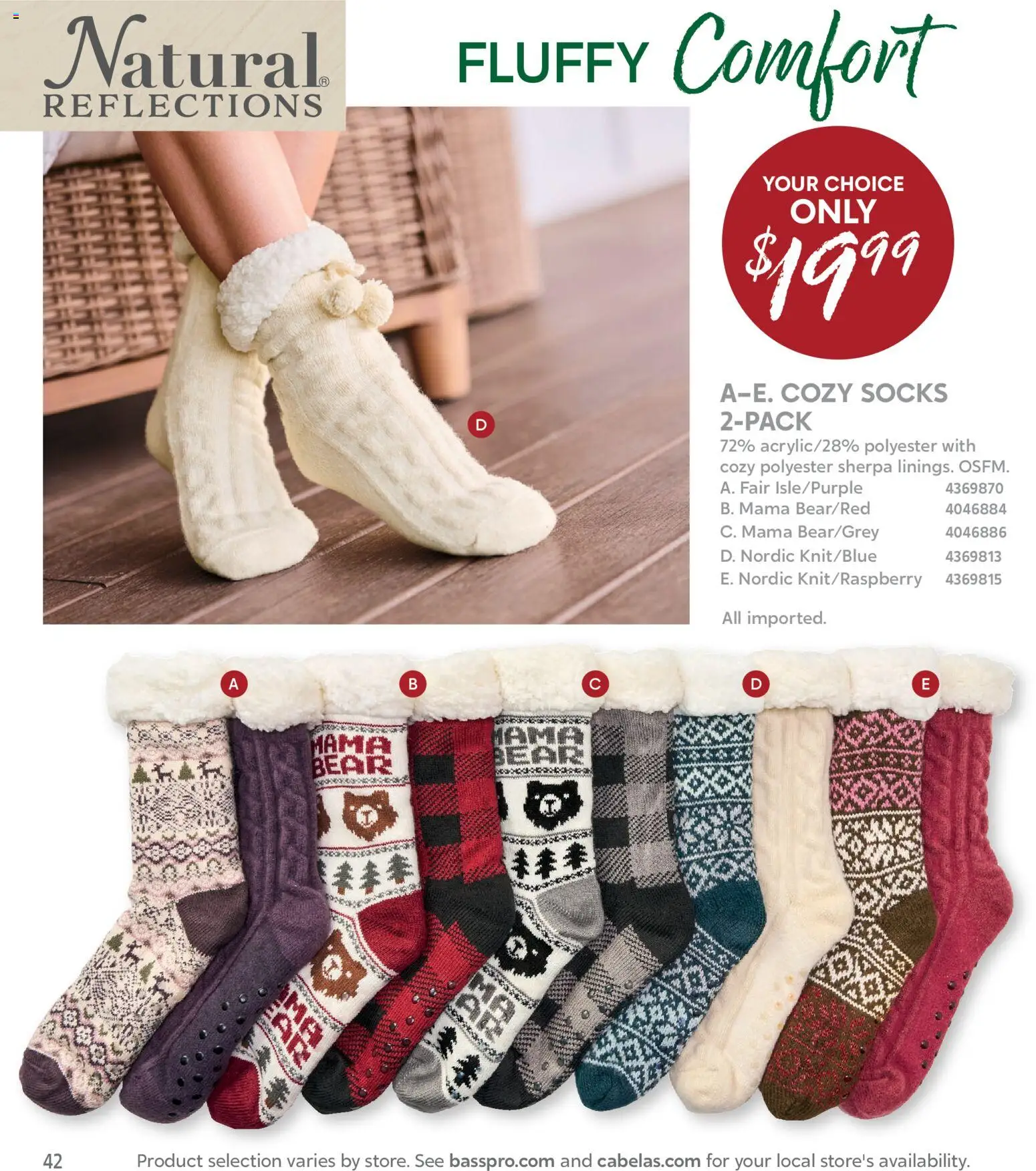 Cabela's Winter Clothing 25 - valid from 20.11.2025 | Page: 42 | Products: Socks