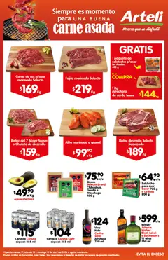 Vista previa de Arteli folleto Carne Valles, nuevo folleto de la tienda, válido en México a partir del 17.04.2026