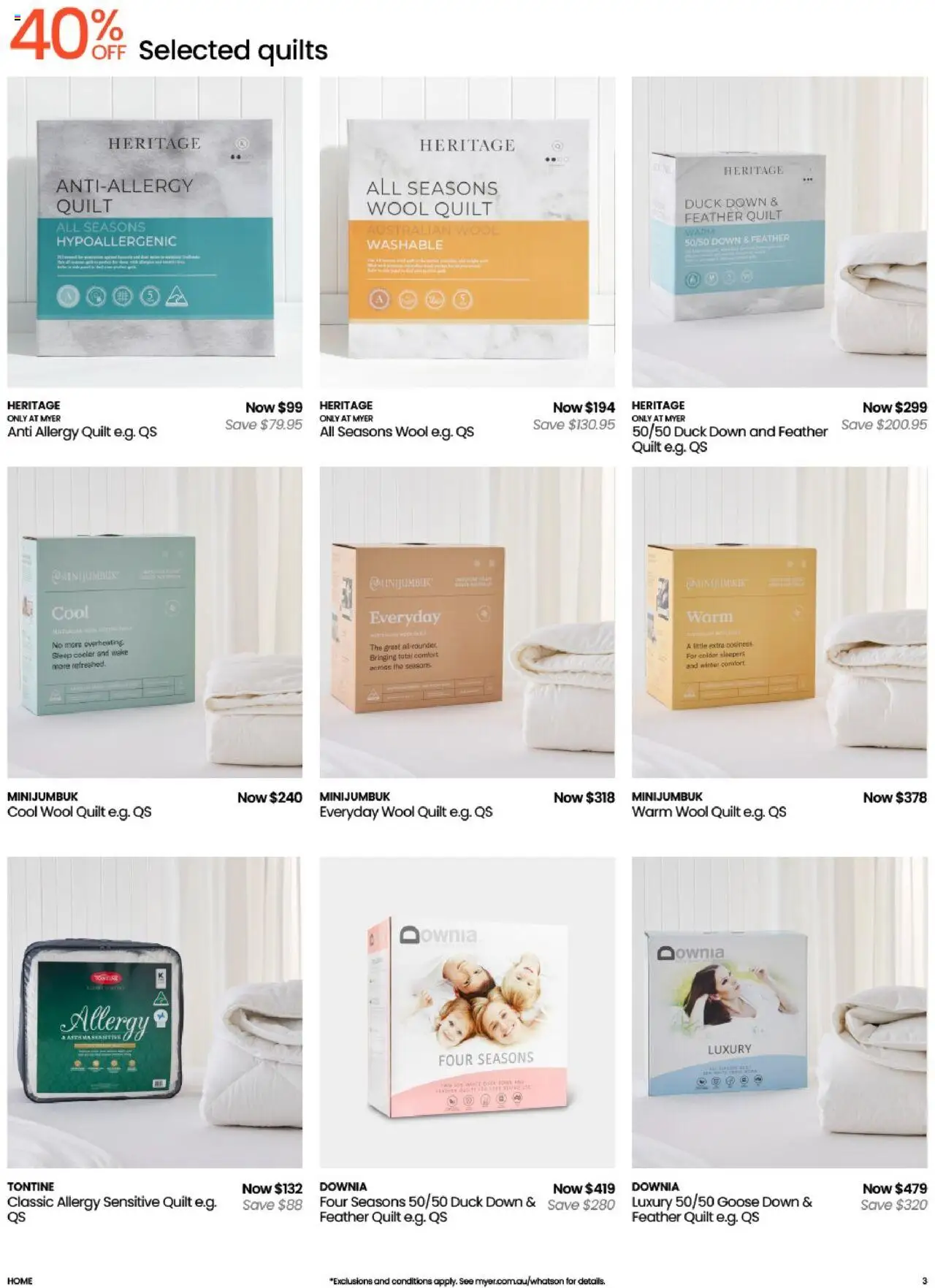 Myer catalogue - valid from 12.08.2025 | Page: 3 | Products: Duck, Allergy