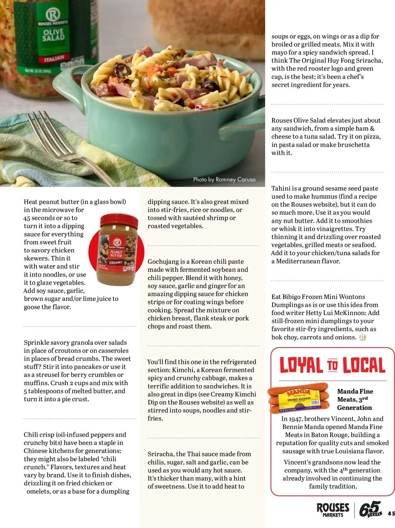 Rouses Magazine Summer 2025 - valid from 01.09.2025 | Page: 47 | Products: Butter, Rice, Sauce, Sugar