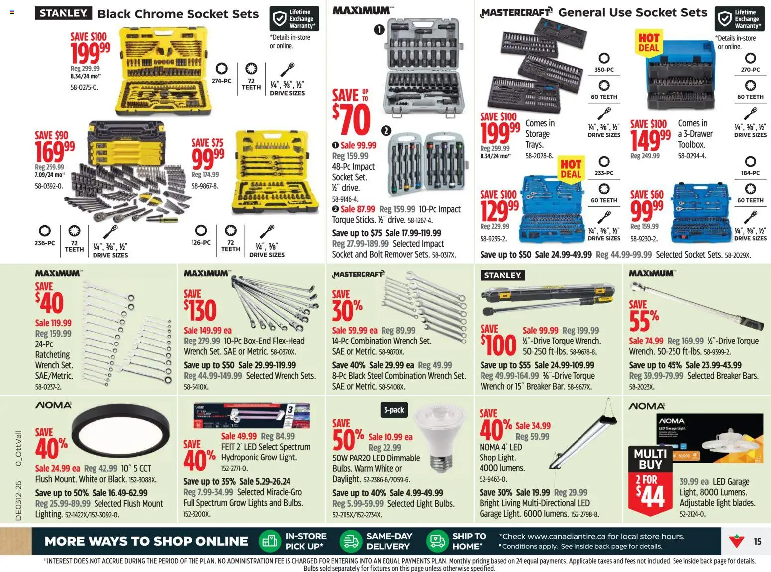Canadian Tire flyer valid from 19.03.2026 | Page: 15 | Products: Socket