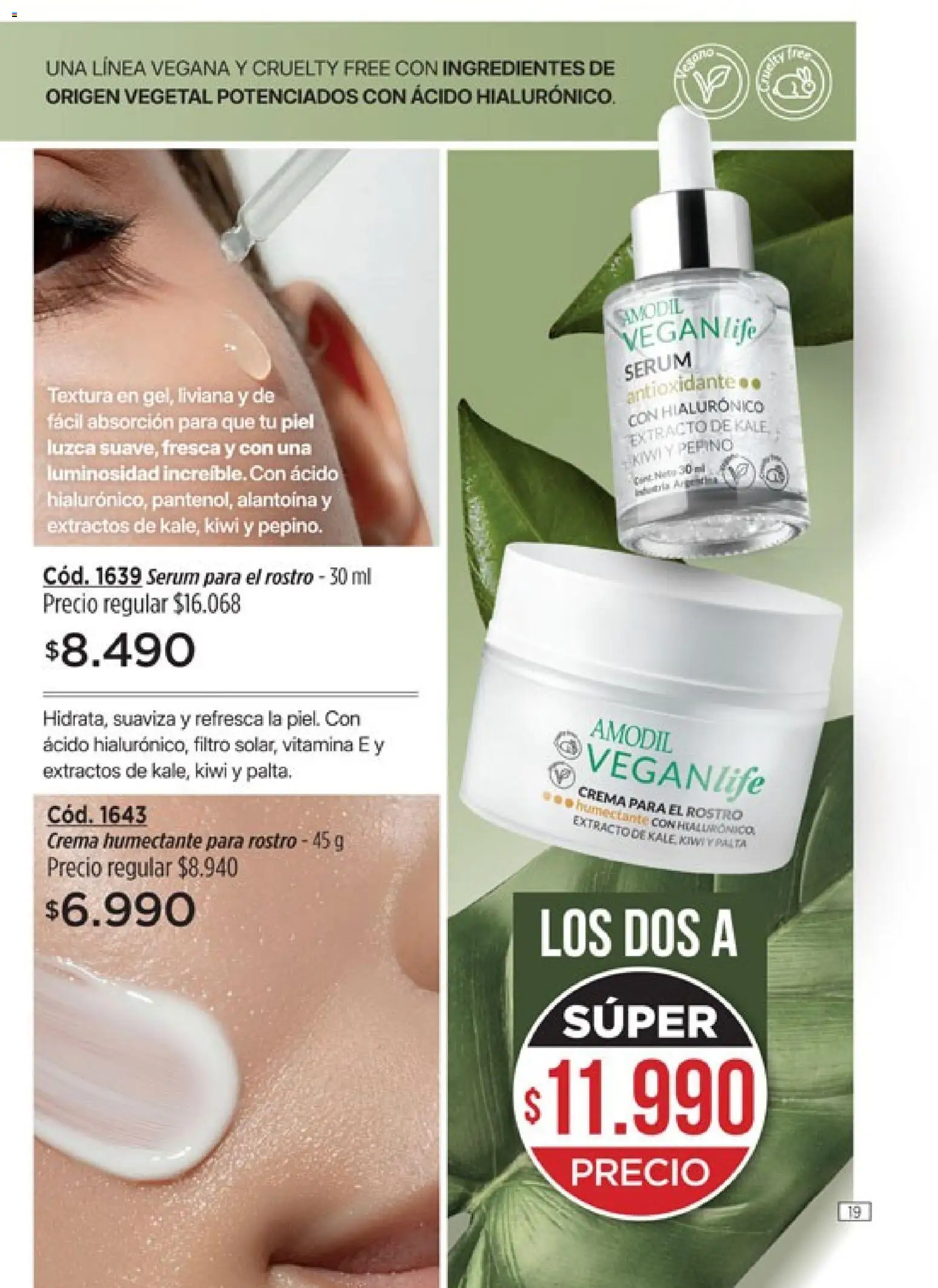 Catálogo Amodil Campaña 5 │ válido desde el 01.03.2026 | Página: 19 | Productos: Serum, Palta, Kiwi, Crema