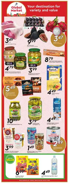 Preview of Sobeys weekly flyer / circulaire from shop Sobeys valid from 20.11.2025 | Page: 15 | Products: Tablet, Milk, Yogurt, Pork