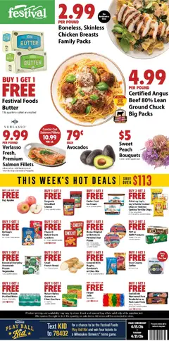 Preview of Festival Foods weekly ads valid from 15.04.2026