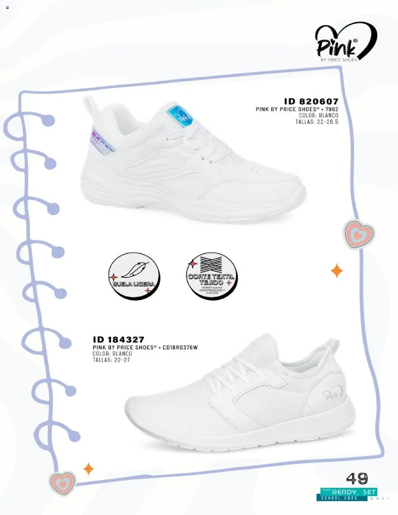 Nuevas ofertas de Price Shoes válidas en toda la República Mexicana desde el 26.08.2025. ¡Encuentra las mejores ofertas en Price Shoes - Catálogo Ready for School ! | Página: 49