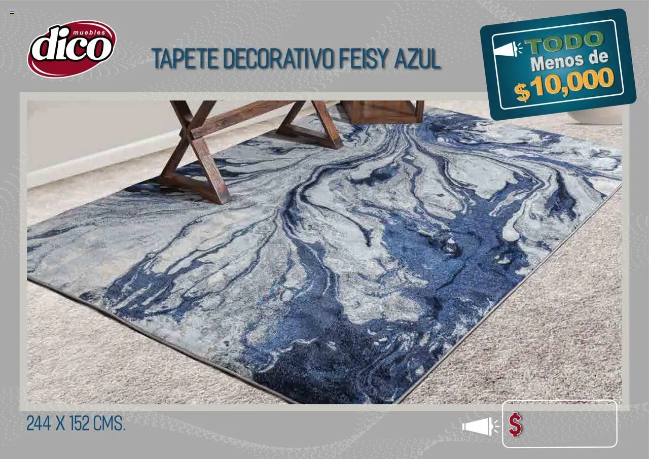 Nuevas ofertas de Muebles Dico válidas en toda la República Mexicana desde el 25.09.2025. ¡Encuentra las mejores ofertas en Muebles Dico - Catálogo TODO menos de 10000! | Página: 65 | Productos: Tapete