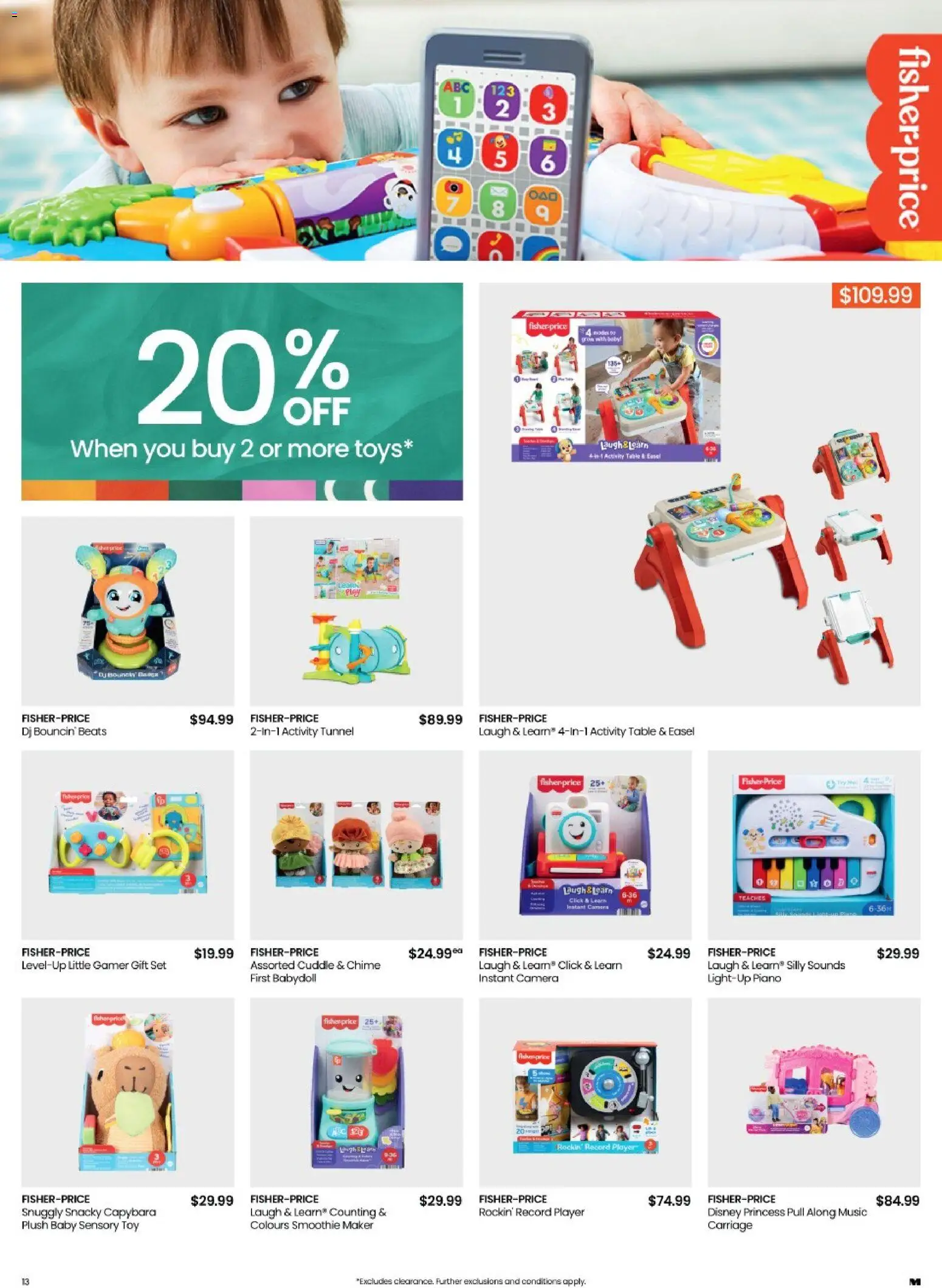 Myer catalogue - valid from 27.10.2025 | Page: 13 | Products: Table, Camera, Player, Record player