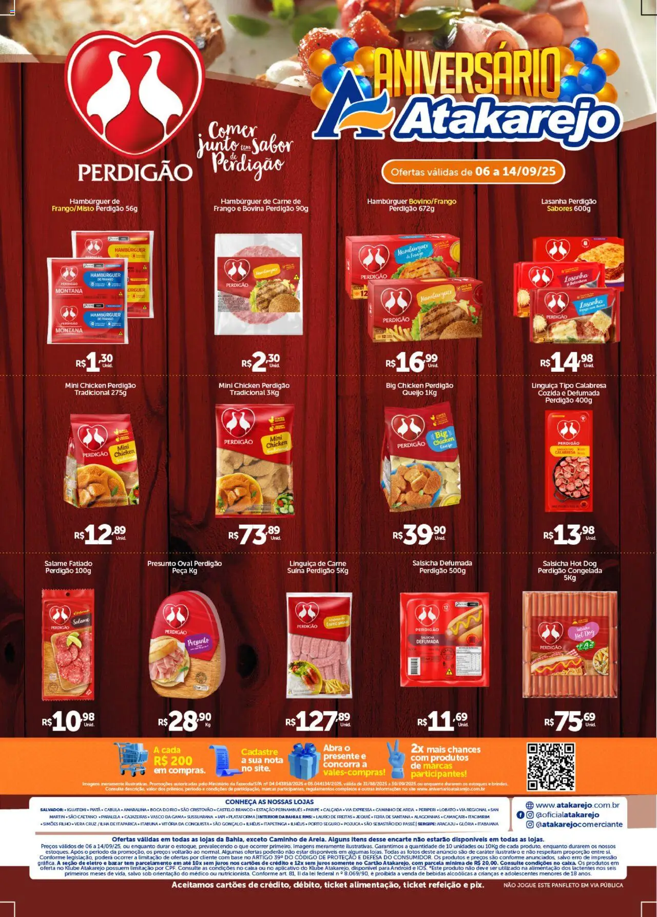 Atakarejo Folheto - válido de 06.09.2025 | Página: 2 | Produtos: Caixa, Salame, Carne de frango, Base