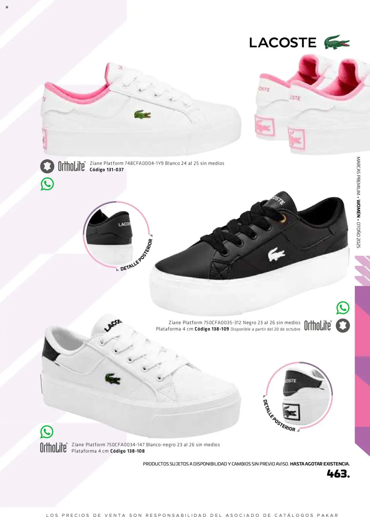 Nuevas ofertas de SC Pakar válidas en toda la República Mexicana desde el 29.08.2025. ¡Encuentra las mejores ofertas en SC Pakar - Catálogo Otoño Women! | Página: 463