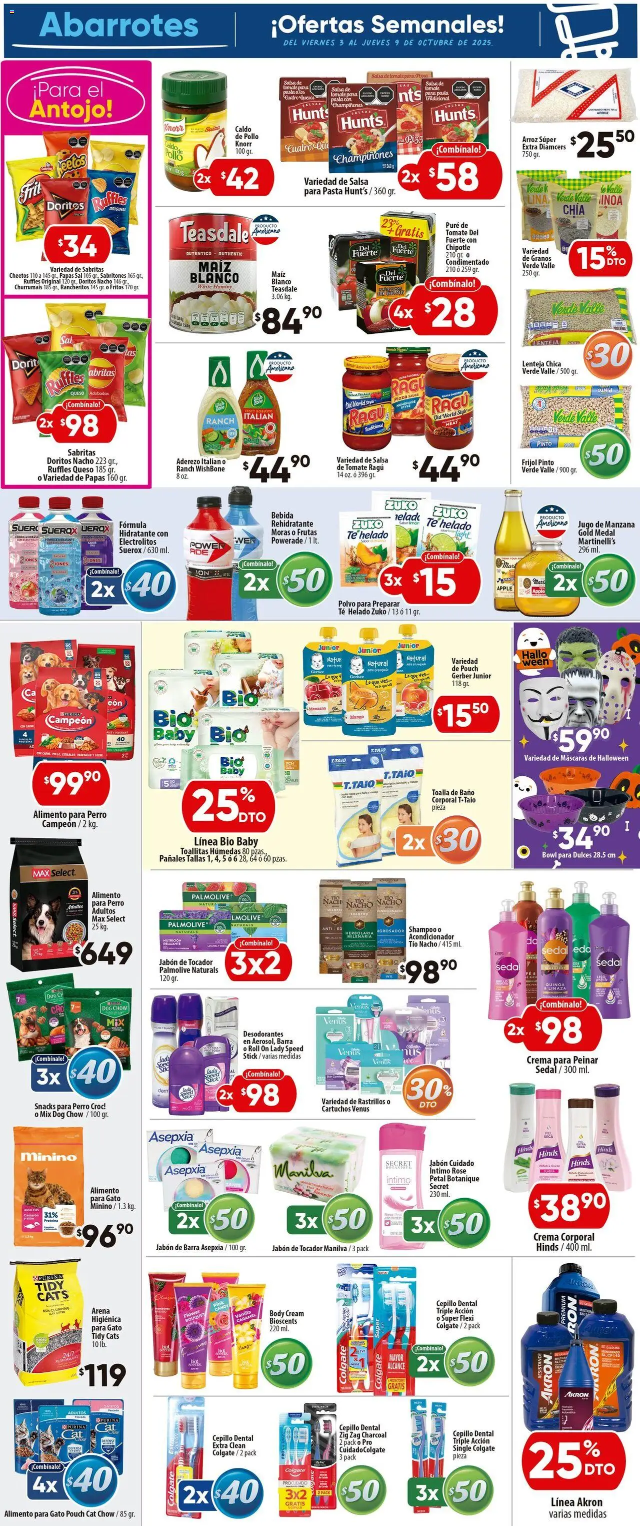 Nuevas ofertas de Calimax válidas en toda la República Mexicana desde el 03.10.2025. ¡Encuentra las mejores ofertas en Calimax - Folleto Mexicali! | Página: 5 | Productos: Dulces, Toalla, Té, Crema corporal