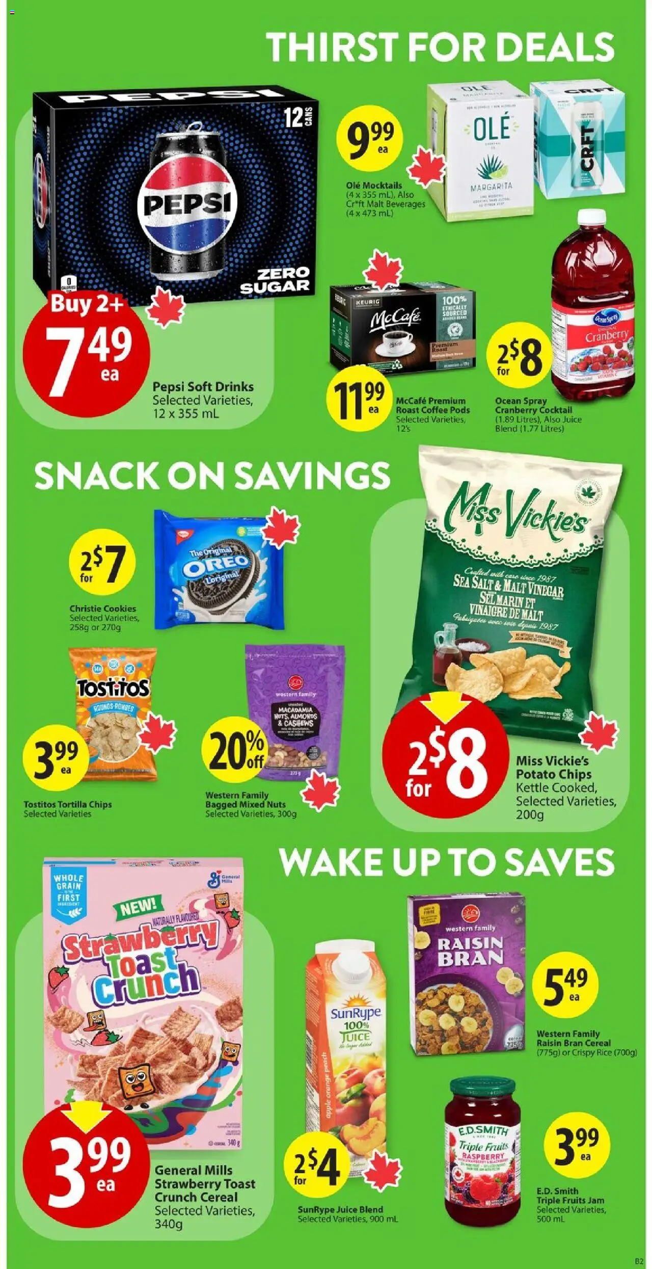 Save on foods flyer valid from 31.07.2025 | Page: 15 | Products: Rice, Chips, Cookies, Kettle