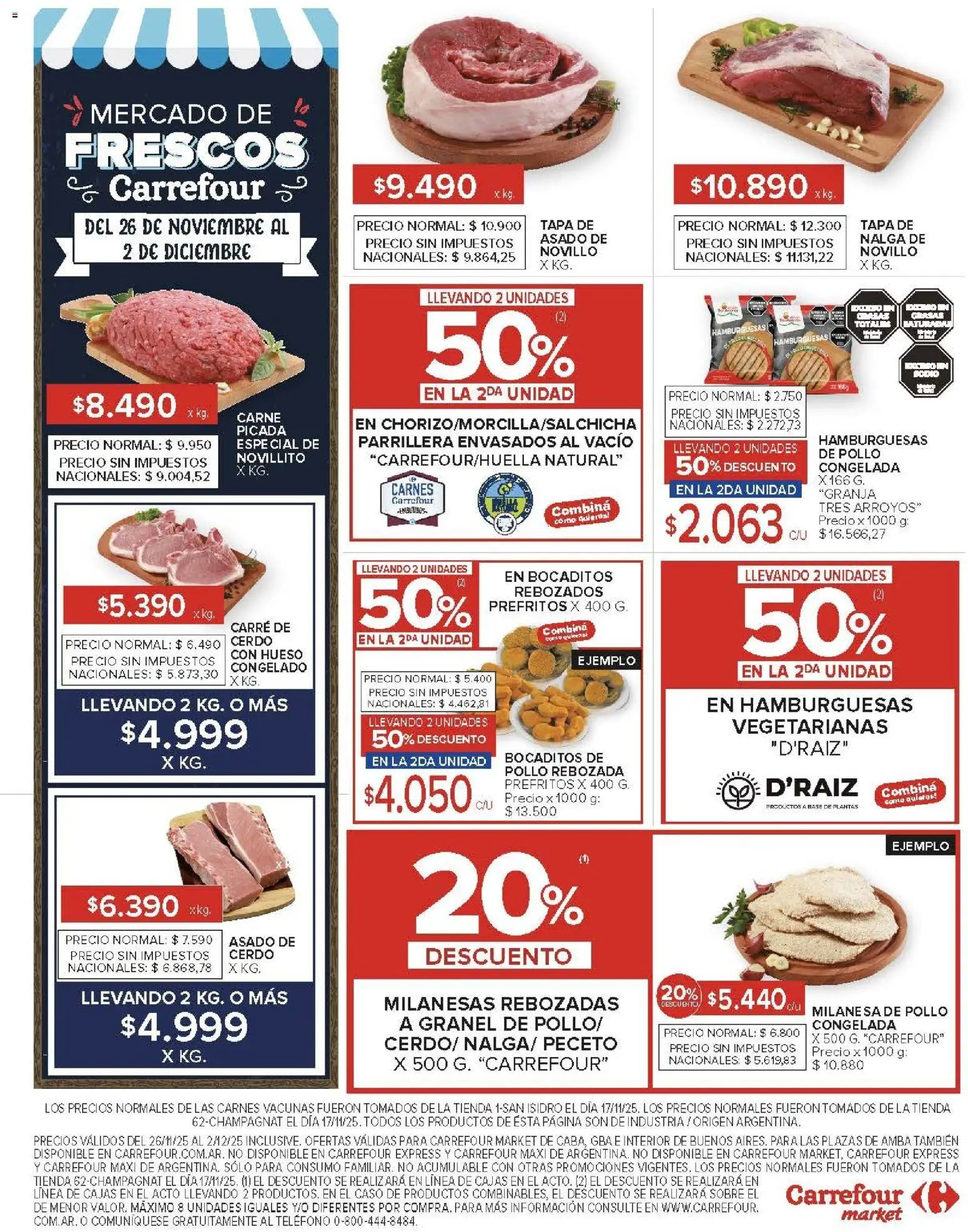 Carrefour Market catálogo │ válido desde el 26.11.2025 | Página: 18 | Productos: Teléfono, Caso, Sobre, Milanesa