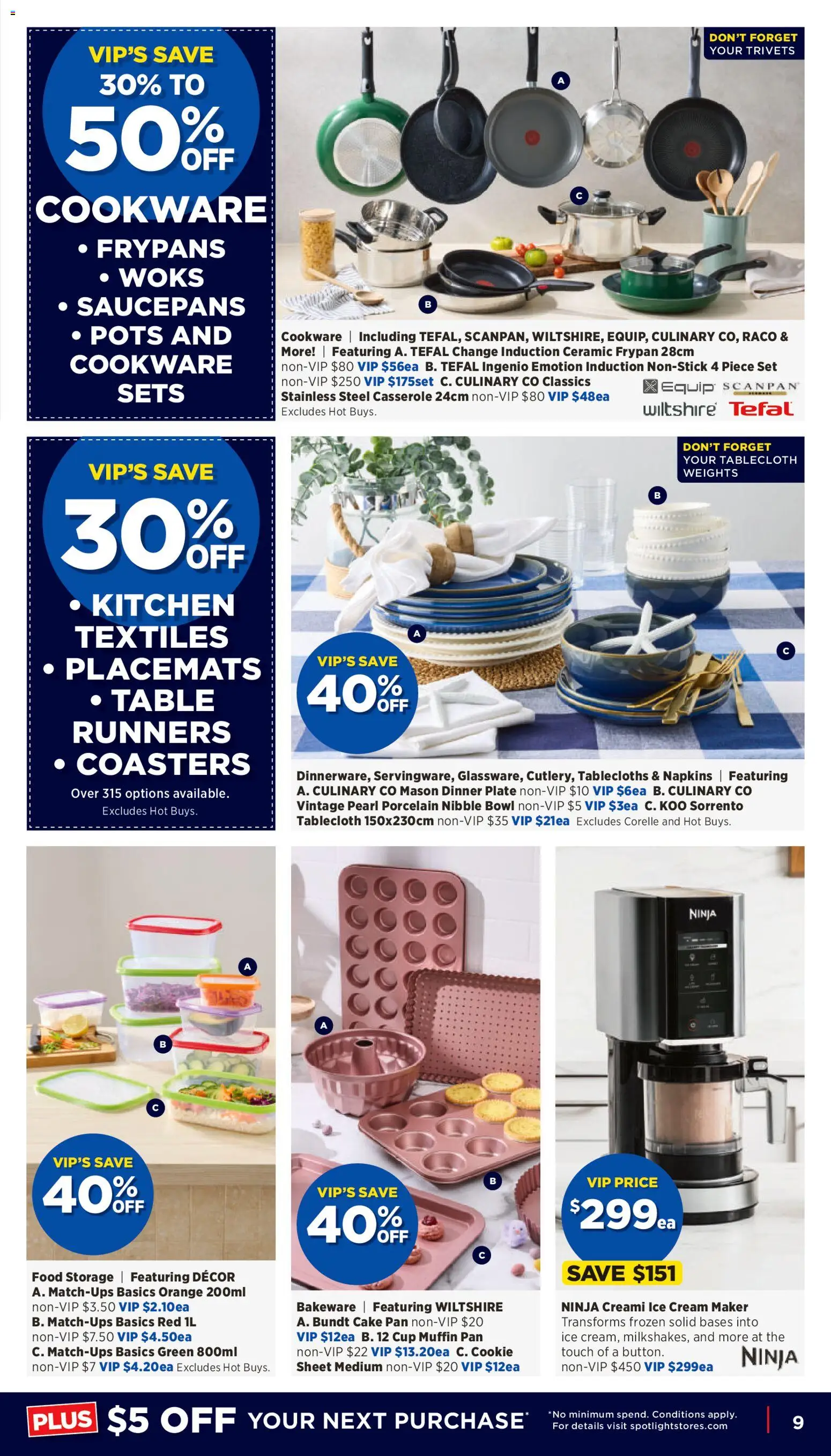 Spotlight catalogue - valid from 21.01.2026 | Page: 9 | Products: Coasters, Food storage, Cream, Ice cream