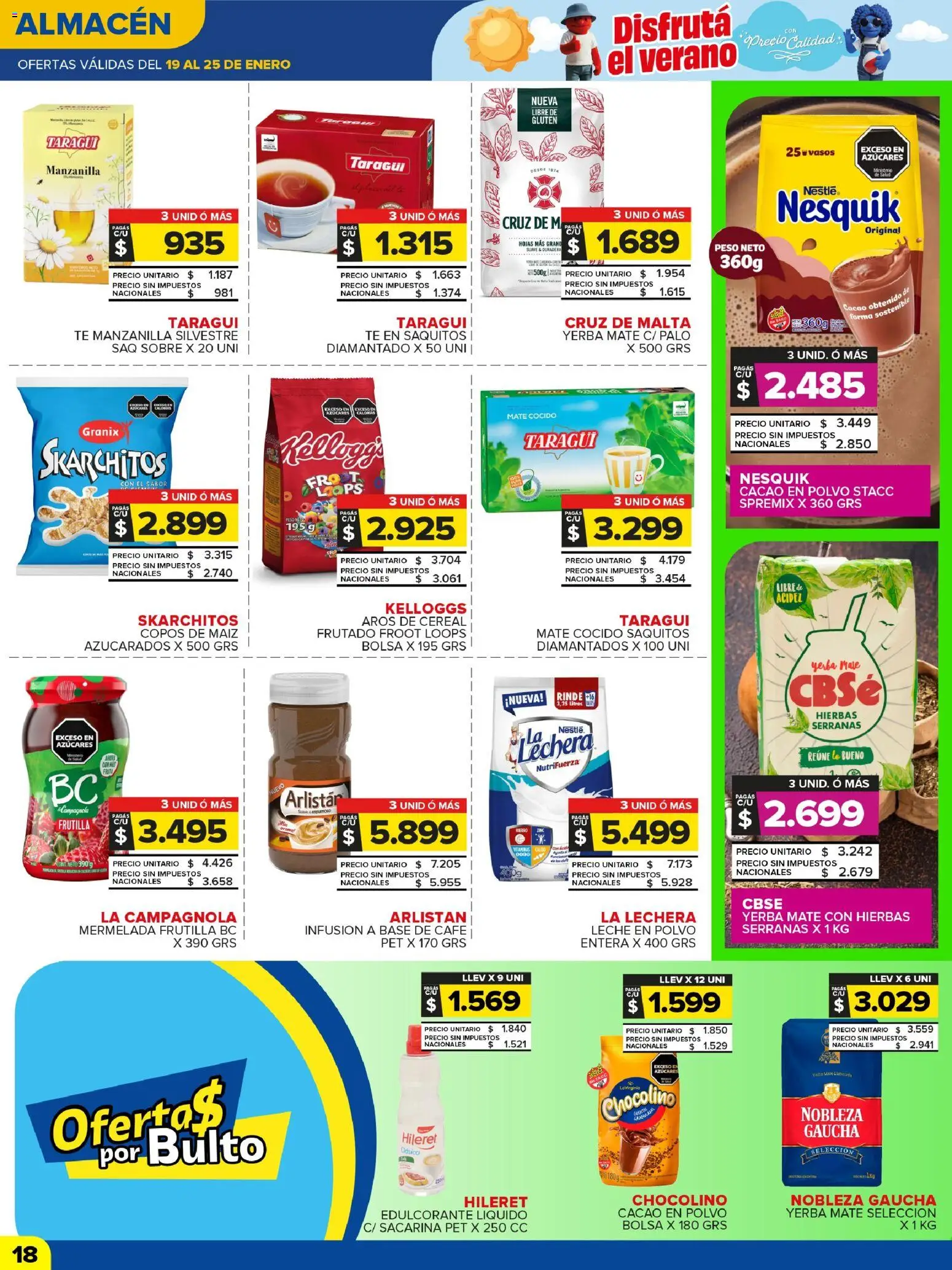 Carrefour Maxi catálogo │ válido desde el 19.01.2026 | Página: 18 | Productos: Yerba, Té, Mate cocido, Vasos