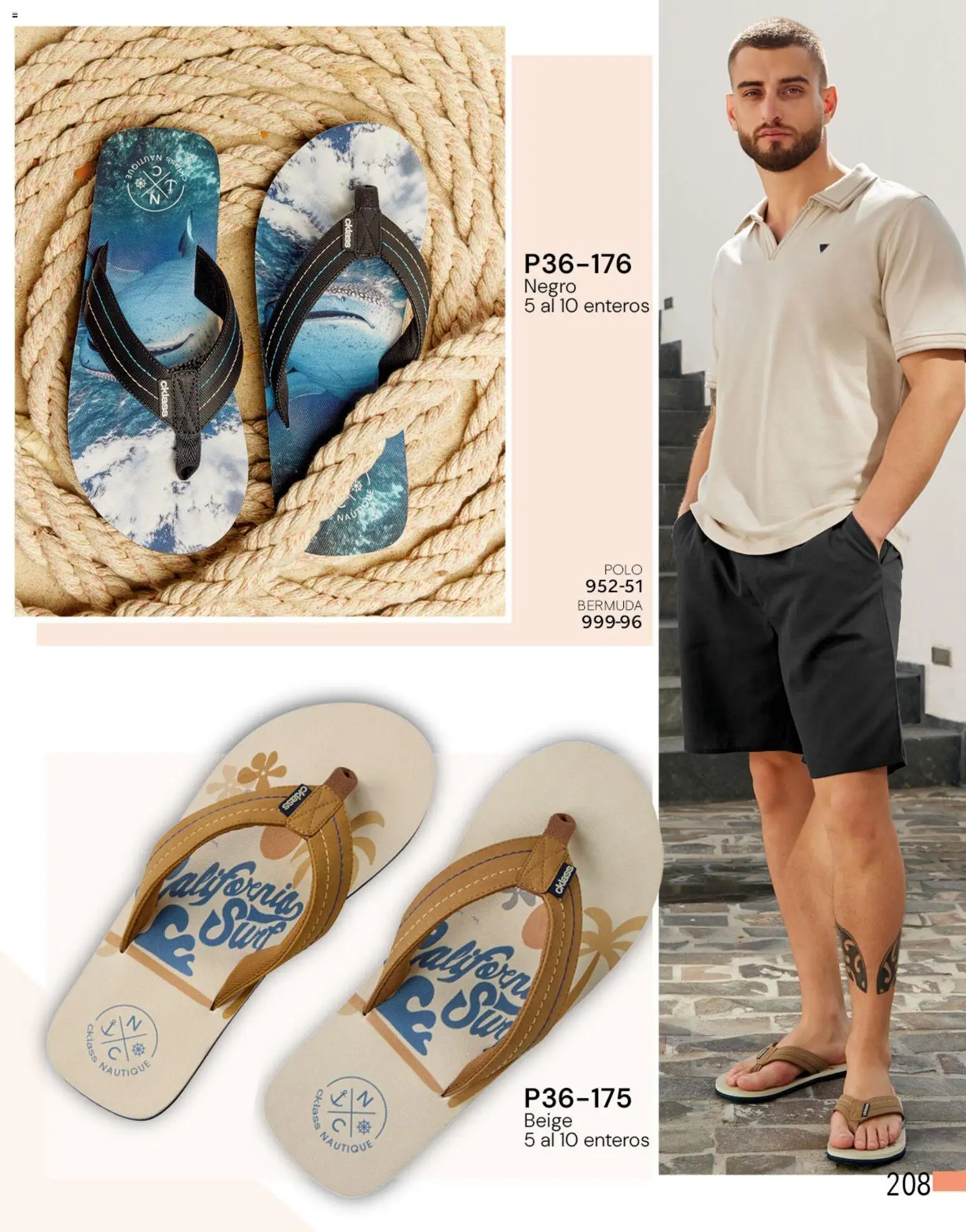 Nuevas ofertas de Cklass válidas en toda la República Mexicana desde el 05.03.2026. ¡Encuentra las mejores ofertas en Cklass catálogo Complemento Verano Calzado! | Página: 221 | Productos: Bermuda