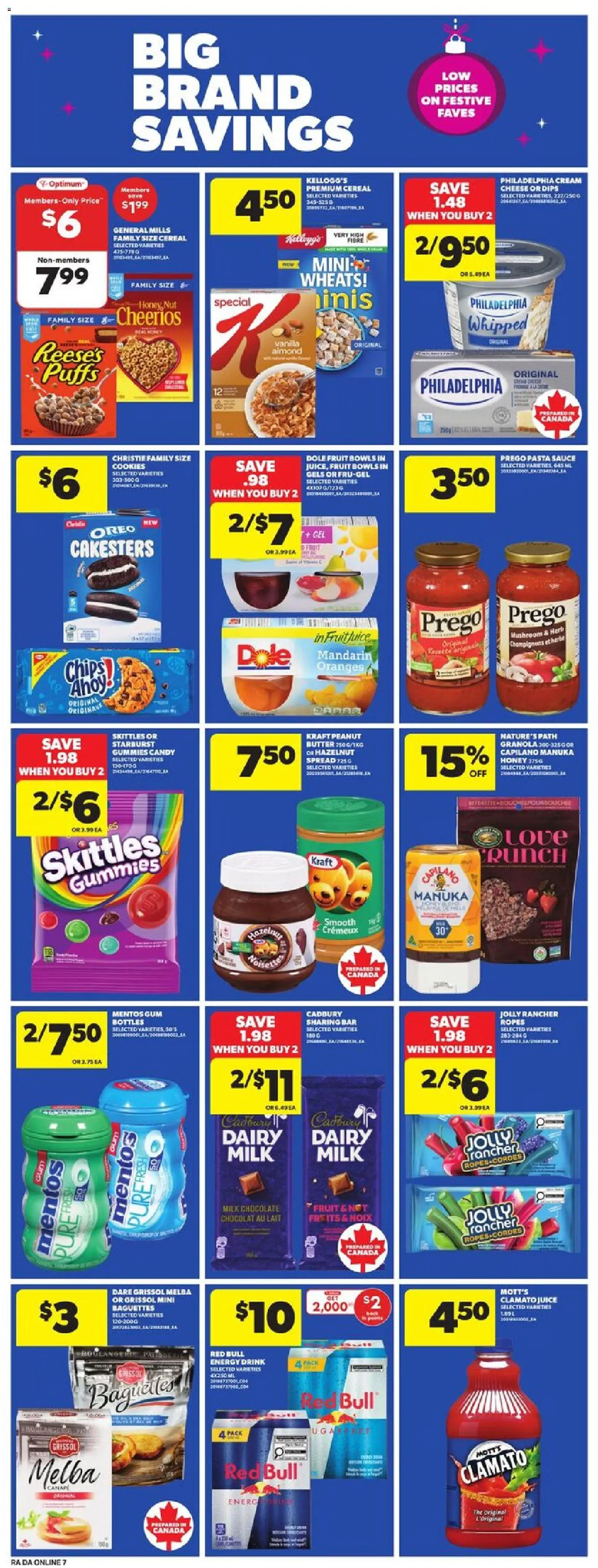 Atlantic Superstore flyer valid from 13.11.2025 | Page: 17 | Products: Pasta, Cream, Milk, Chocolate
