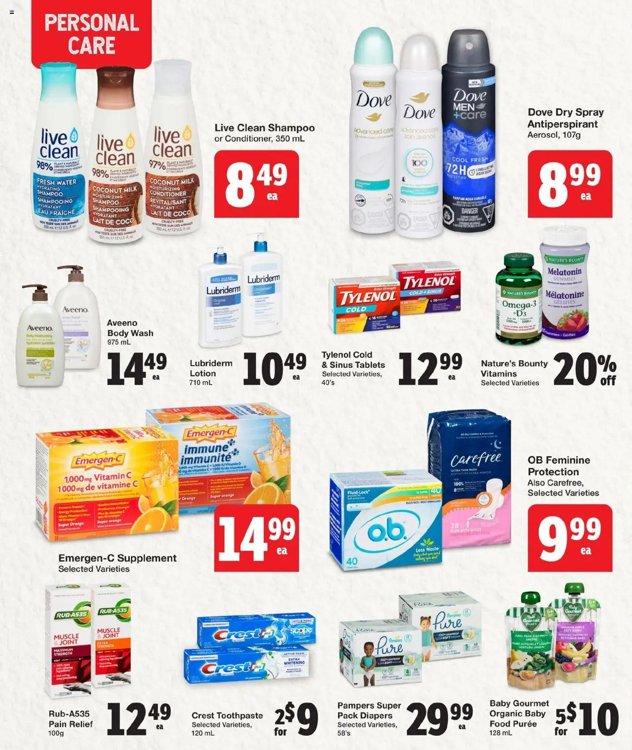 Quality Foods flyer valid from 11.09.2025 | Page: 13 | Products: Antiperspirant, Toothpaste, Milk, Oranges