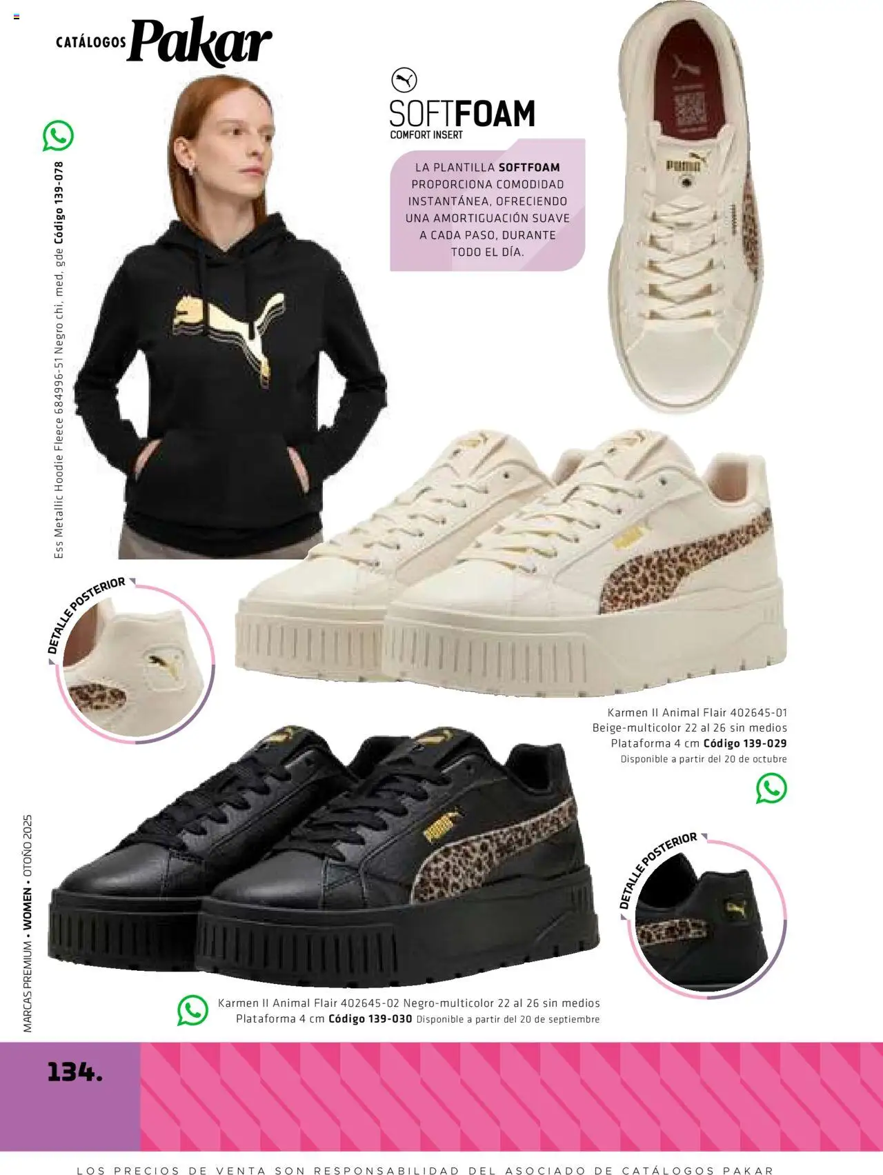 Nuevas ofertas de SC Pakar válidas en toda la República Mexicana desde el 29.08.2025. ¡Encuentra las mejores ofertas en SC Pakar - Catálogo Otoño Women! | Página: 134