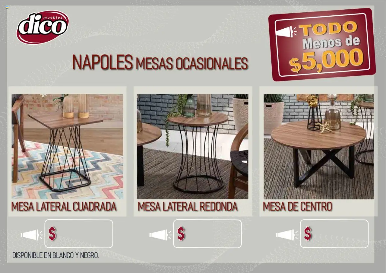 Nuevas ofertas de Muebles Dico válidas en toda la República Mexicana desde el 12.02.2025. ¡Encuentra las mejores ofertas en Muebles Dico catálogo Todo Menos! | Página: 35