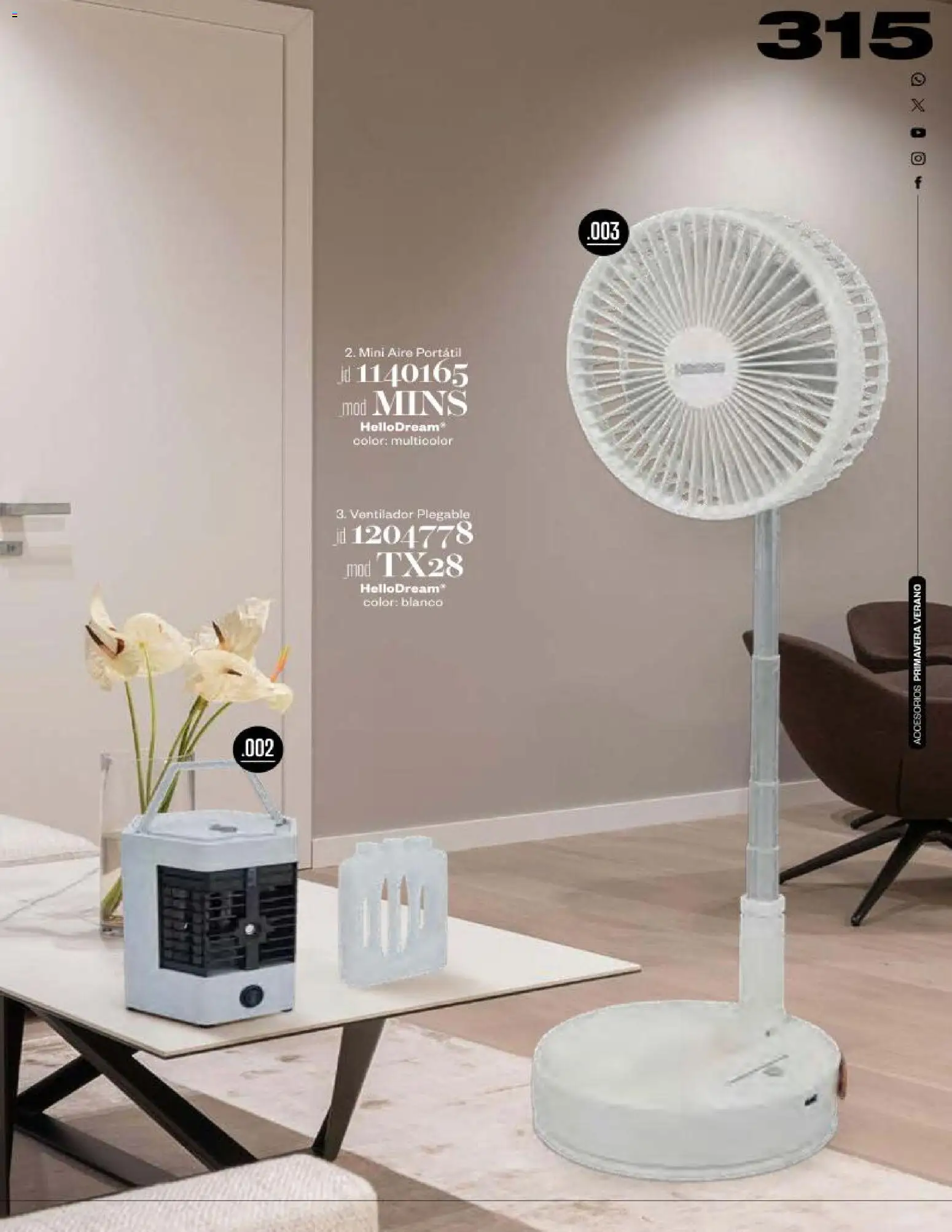 Nuevas ofertas de Price Shoes válidas en toda la República Mexicana desde el 18.04.2026. ¡Encuentra las mejores ofertas en Price Shoes catálogo Accesorios! | Página: 315 | Productos: Ventilador