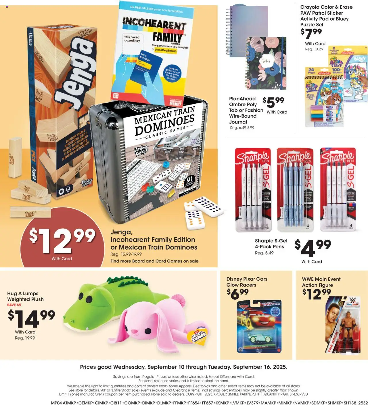 King Soopers Home & Apparel - valid from 10.09.2025 | Page: 4 | Products: Stickers, Game