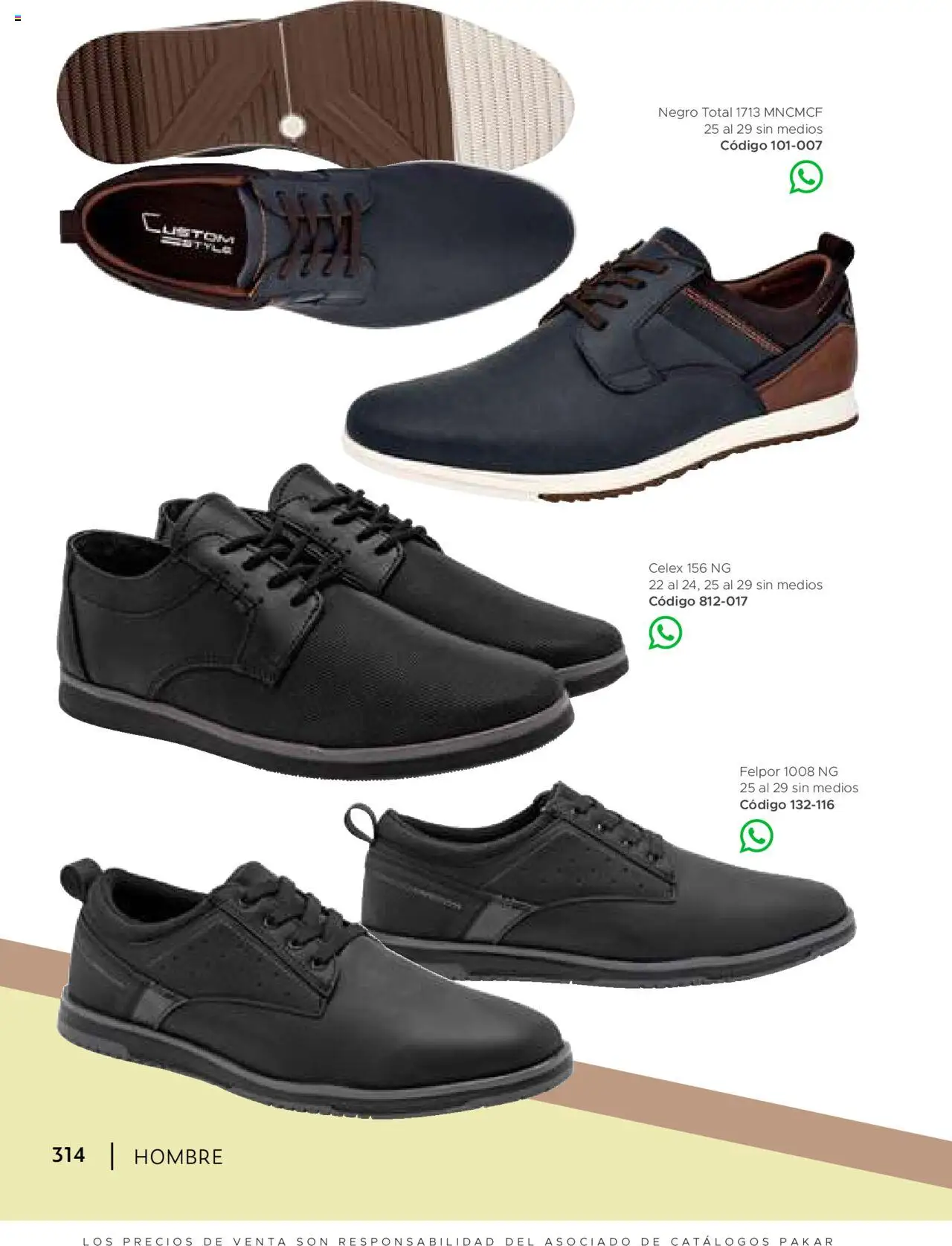 Nuevas ofertas de SC Pakar válidas en toda la República Mexicana desde el 24.07.2025. ¡Encuentra las mejores ofertas en SC Pakar - Catálogo Hombre otoño / invierno! | Página: 314