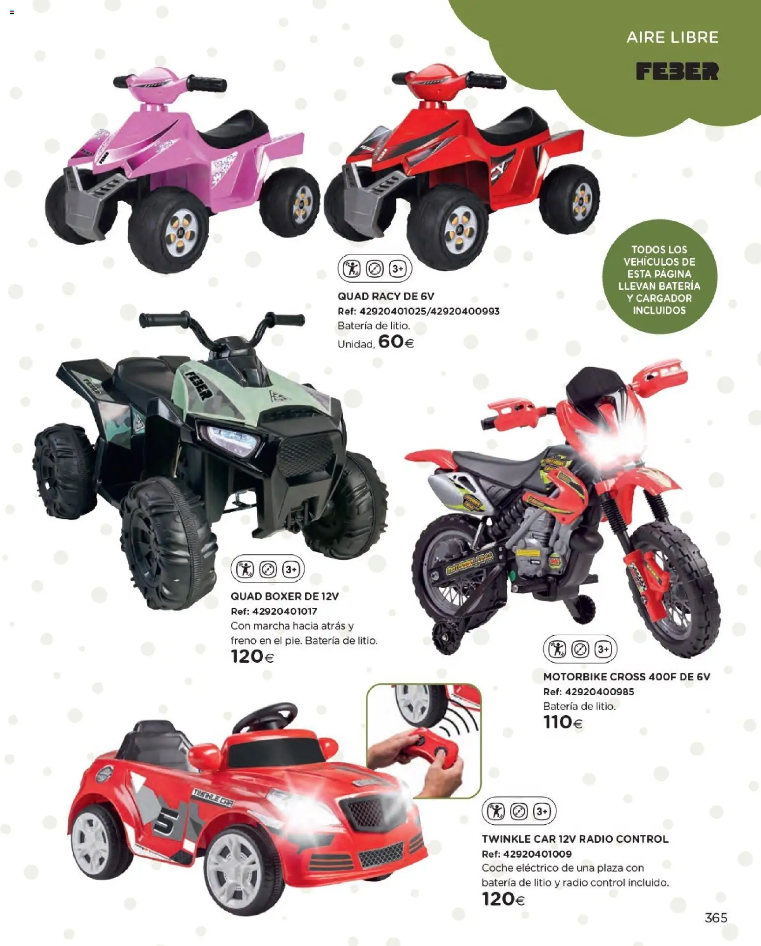 Nuevas ofertas de El Corte Inglés válidas en toda la República Mexicana desde el 27.10.2025. ¡Encuentra las mejores ofertas en El Corte Inglés catálogo Juguetes! | Página: 365 | Productos: Radio, Cargador, Batería