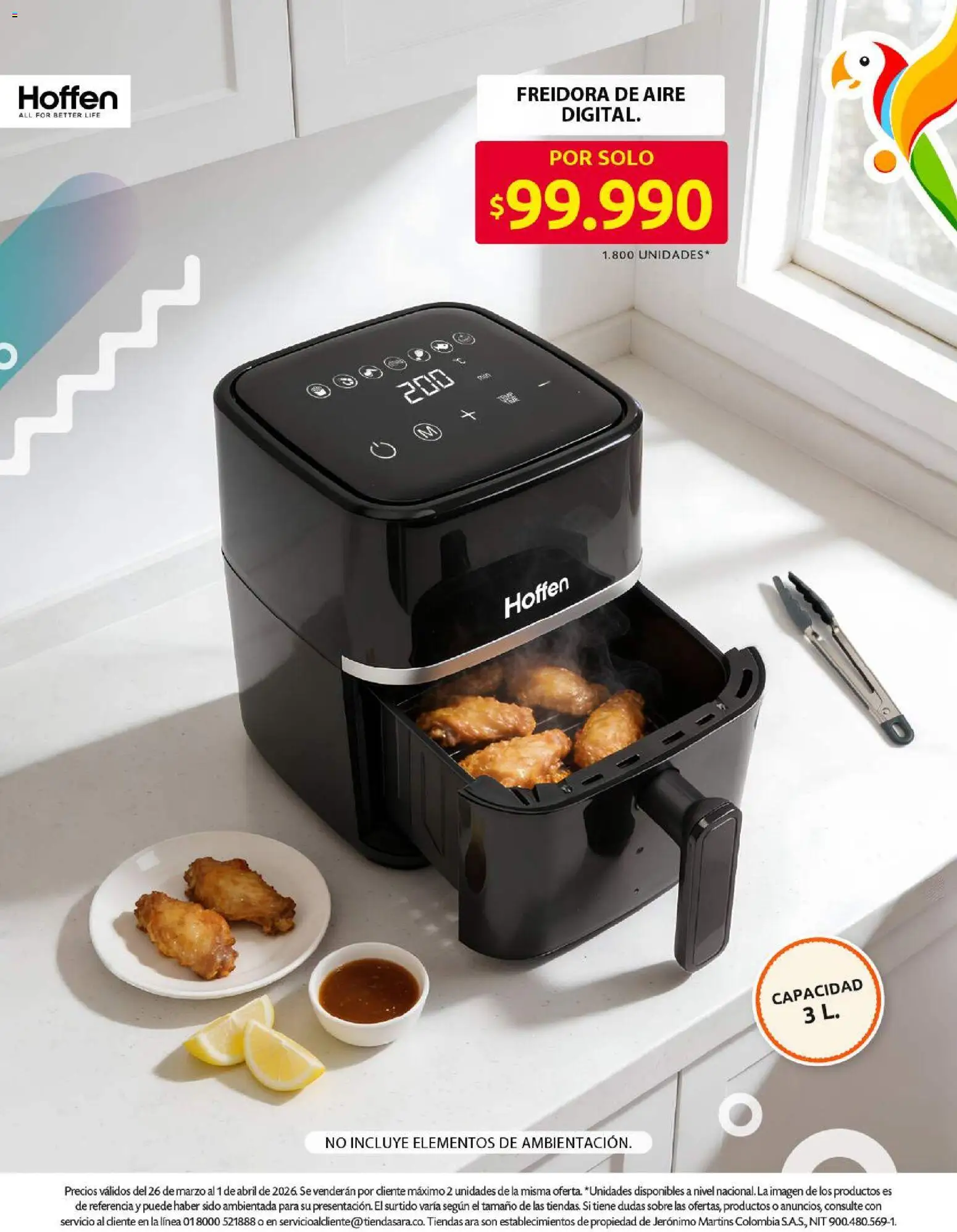 Ara revista - valida desde el 26.03.2026 | Página: 17 | Productos: Freidora de aire, Sobre, Freidora