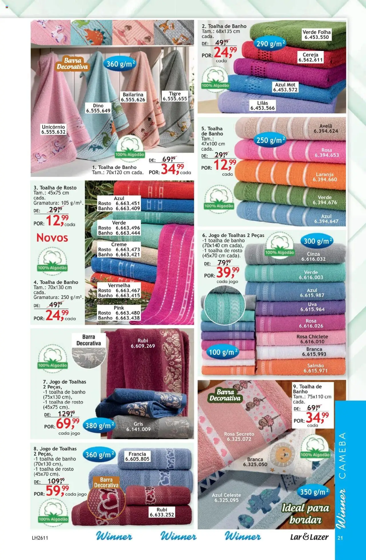 Quatro Estações Folheto - válido de 01.10.2025 | Página: 21 | Produtos: Cereja, Toalha de banho, Chiclete, Avelã