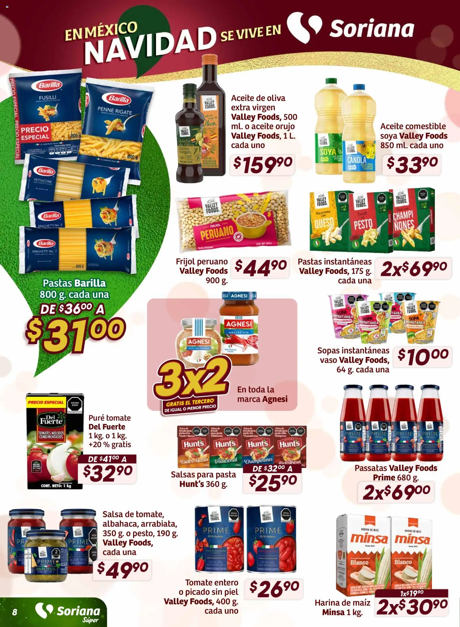 Nuevas ofertas de Soriana válidas en toda la República Mexicana desde el 27.11.2025. ¡Encuentra las mejores ofertas en Soriana - Preciazazaso Súper: BCS, Jal, Nay, Sin, Son! | Página: 9 | Productos: Pollo, Tomate, Queso, Tomates