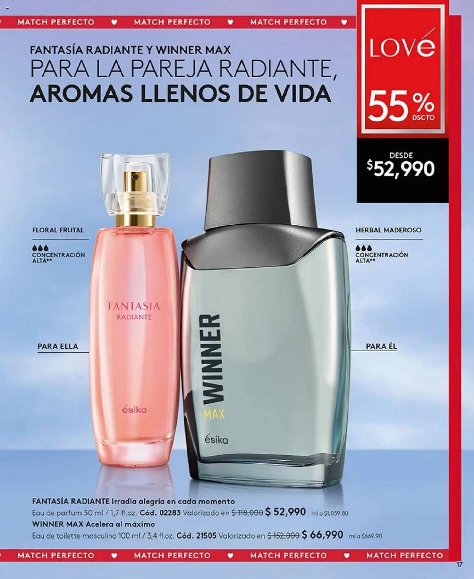 Ésika revista - valida desde el 01.03.2026 | Página: 17 | Productos: Eau de toilette