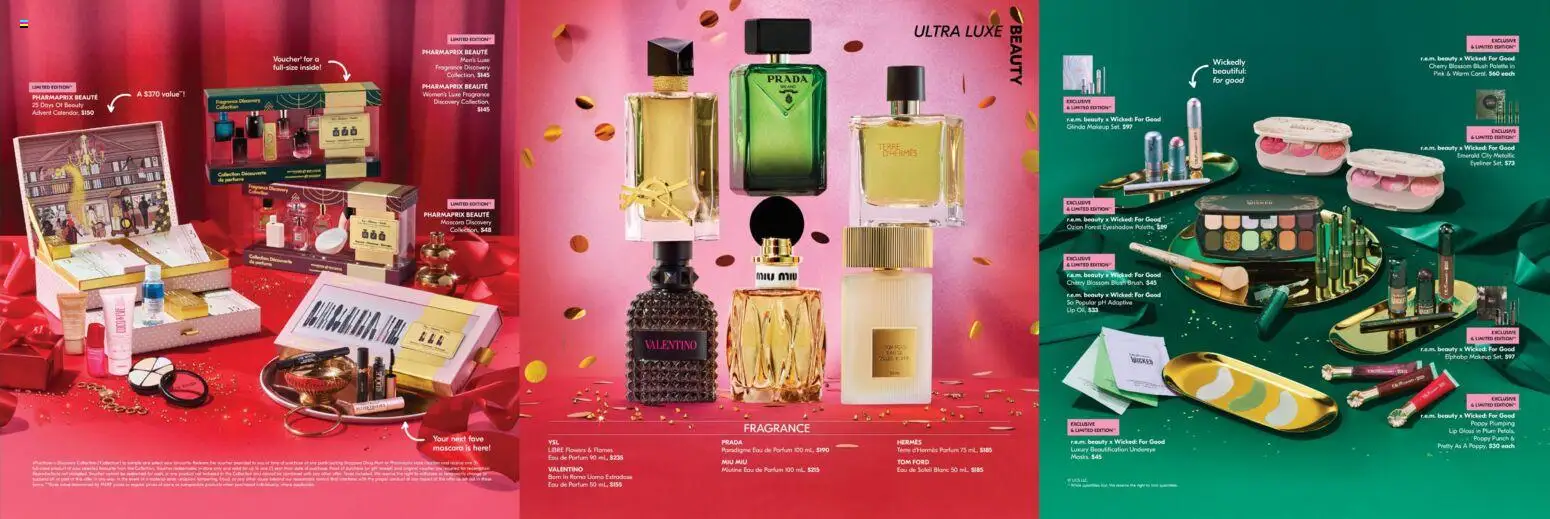 Pharmaprix flyer valid from 25.10.2025 | Page: 2 | Products: Eau de toilette, Blush, Mascara, Eyeliner