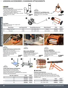 Preview of Princess Auto catalog - Outdoor Power Equipment from shop Princess Auto valid from 21.04.2026 | Page: 20