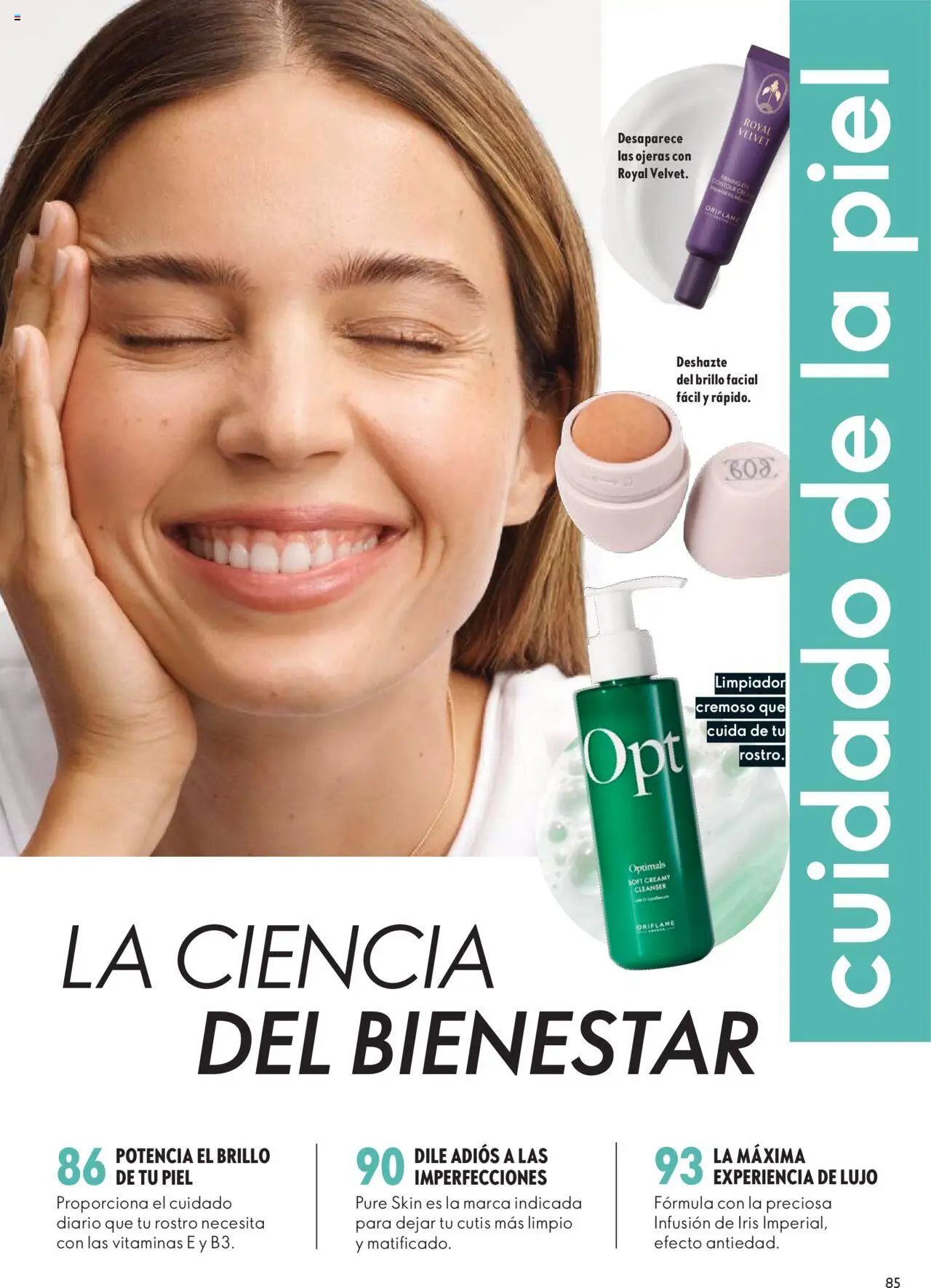Oriflame revista - valida desde el 04.10.2025 | Página: 85 | Productos: Brillo, Limpiador, Vitaminas