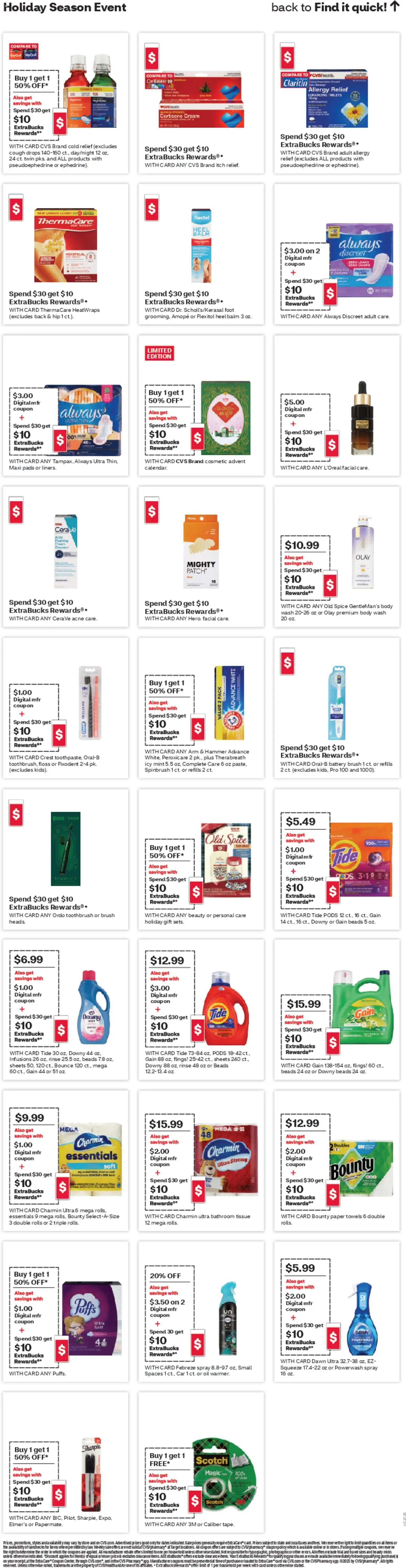 CVS Pharmacy Weekly Ad - valid from 16.11.2025 | Page: 20 | Products: Hammer, Oil, Pads, Cream