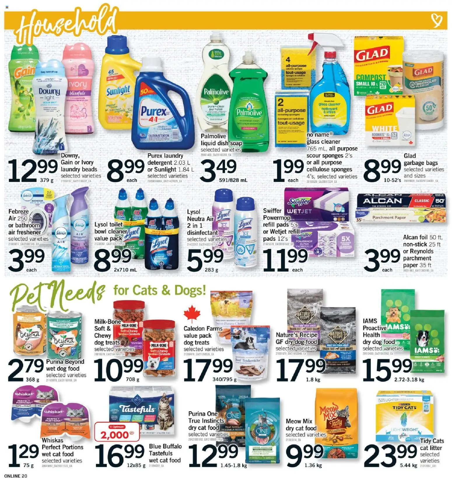 Fortinos flyer valid from 13.11.2025 | Page: 20 | Products: Beef, Cap, Soap, Detergent