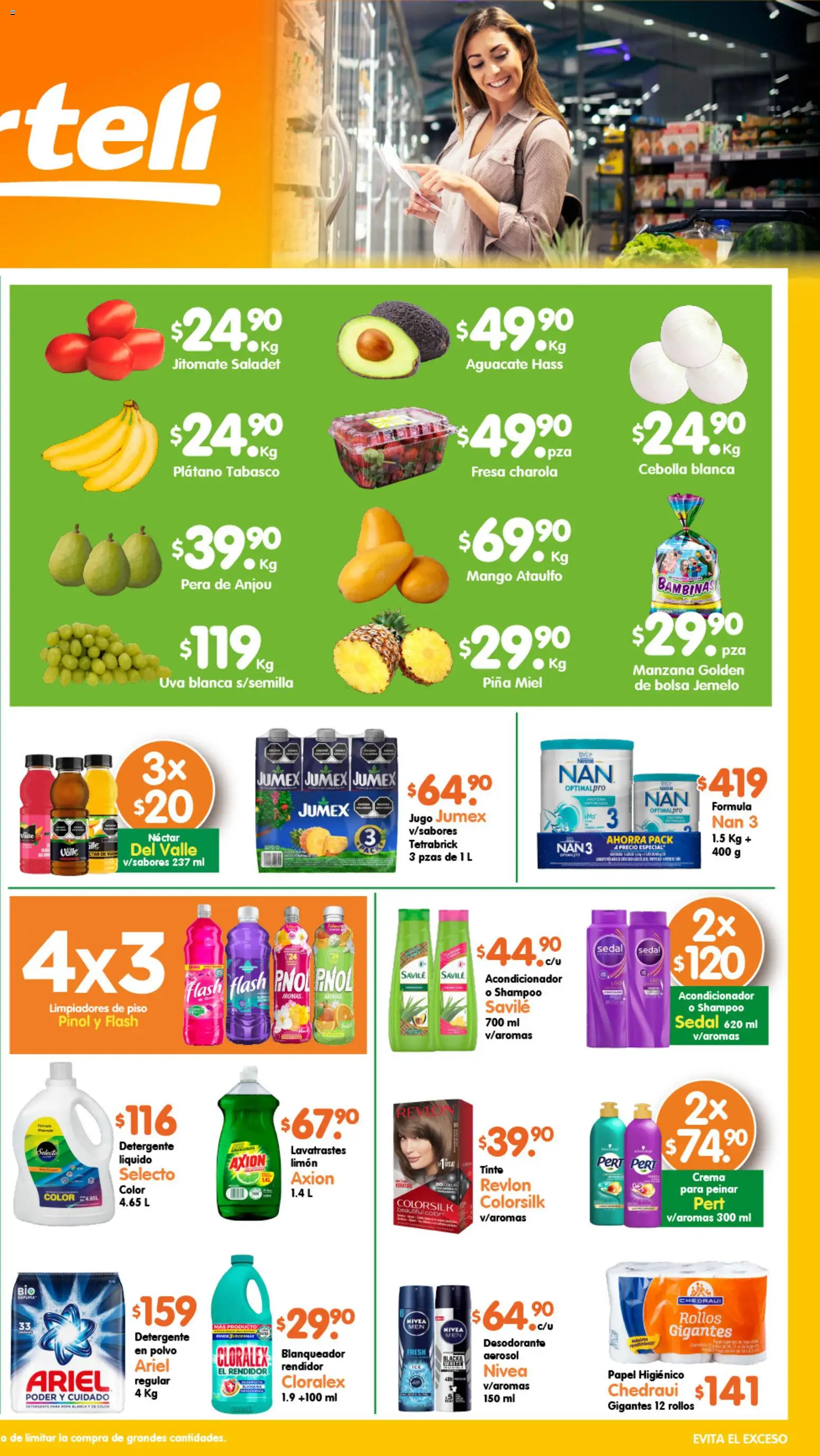 Nuevas ofertas de Arteli válidas en toda la República Mexicana desde el 26.01.2026. ¡Encuentra las mejores ofertas en Arteli folleto Express! | Página: 2 | Productos: Mango, Aguacate, Jugo, Acondicionador