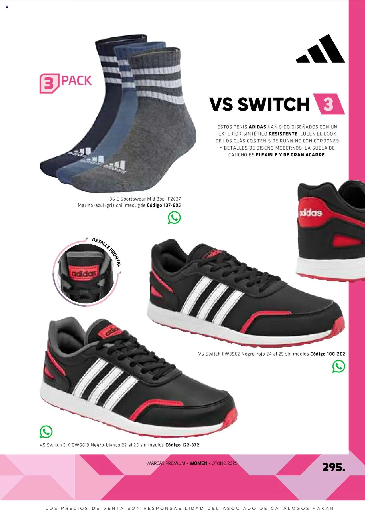 Nuevas ofertas de SC Pakar válidas en toda la República Mexicana desde el 29.08.2025. ¡Encuentra las mejores ofertas en SC Pakar - Catálogo Otoño Women! | Página: 295 | Productos: Tenis, Flexible, Cordones