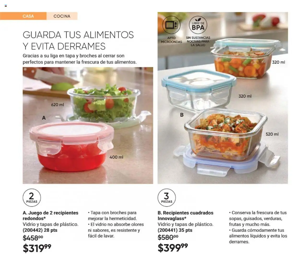 Nuevas ofertas de AVON válidas en toda la República Mexicana desde el 09.10.2025. ¡Encuentra las mejores ofertas en AVON - Casa & Estilo 16 2025! | Página: 64 | Productos: Juego, Microondas, Cocina, Liga